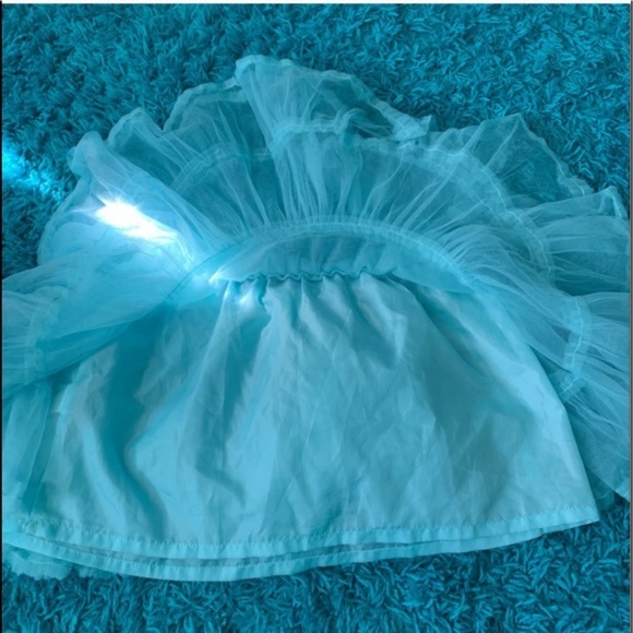 Adorable Pixie-like Blue Tutu Skirt - Picture 2 of 2